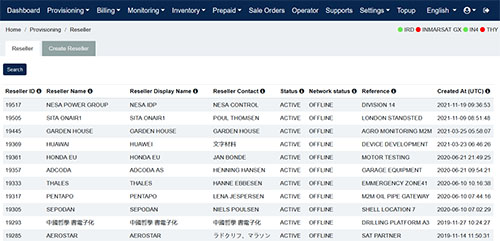 satellite provisioning software