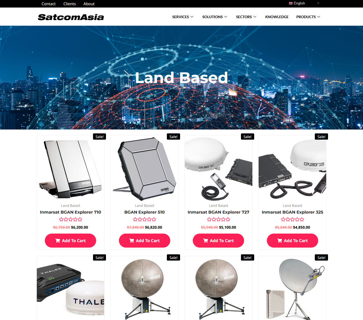 satellite business web site